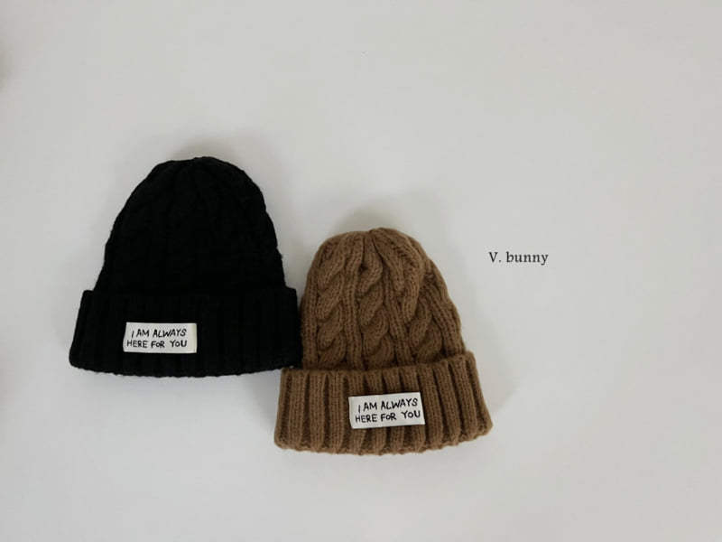 V Bunny - Korean Children Fashion - #magicofchildhood - Cable Knit Beanie - 4