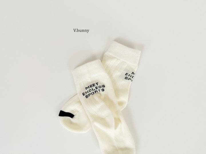 V Bunny - Korean Children Fashion - #minifashionista - Meat Socks Set - 5