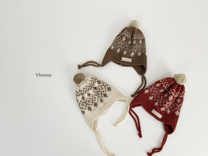 V Bunny - Korean Children Fashion - #minifashionista - Star Pom Beanie - 3