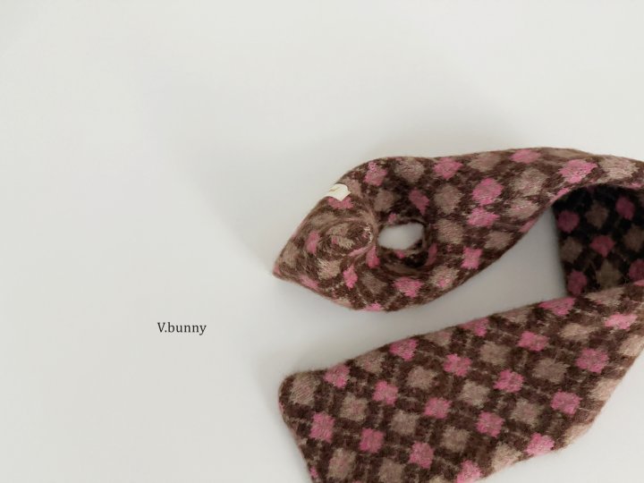 V Bunny - Korean Children Fashion - #minifashionista - Argyle Muffler - 11