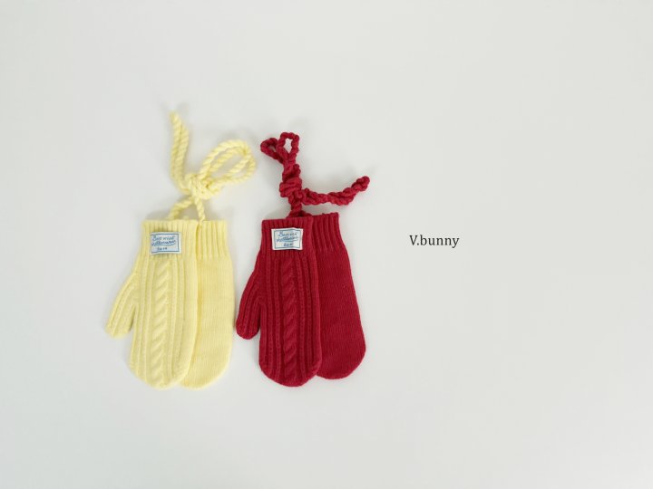 V Bunny - Korean Children Fashion - #minifashionista - Rope Mittens - 8