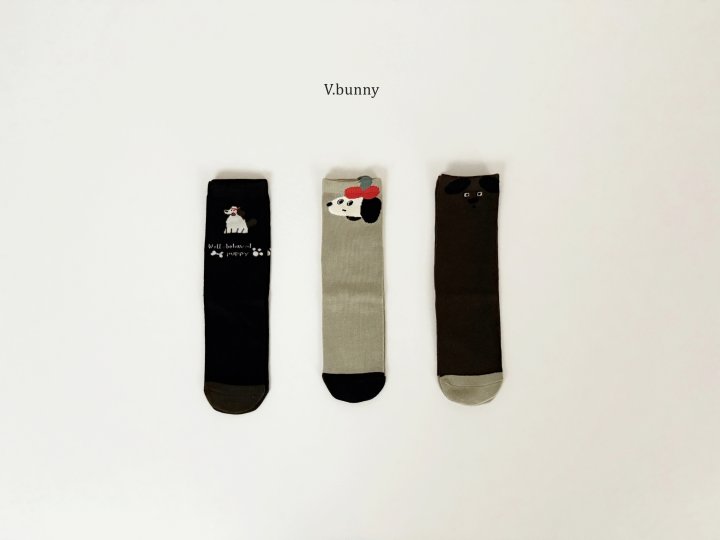 V Bunny - Korean Children Fashion - #prettylittlegirls - Apple Cap Socks Set