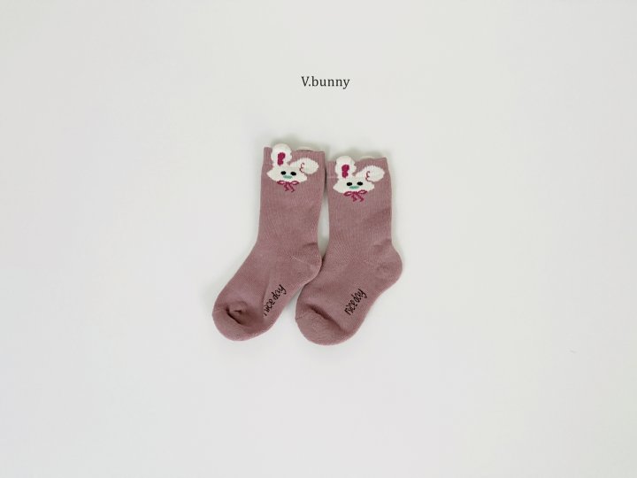 V Bunny - Korean Children Fashion - #prettylittlegirls - Star Bunny Socks Set - 9