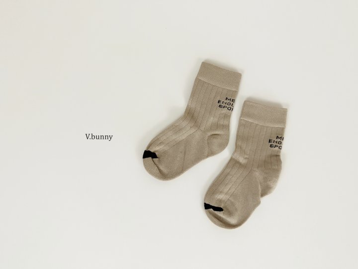 V Bunny - Korean Children Fashion - #prettylittlegirls - Meat Socks Set - 6