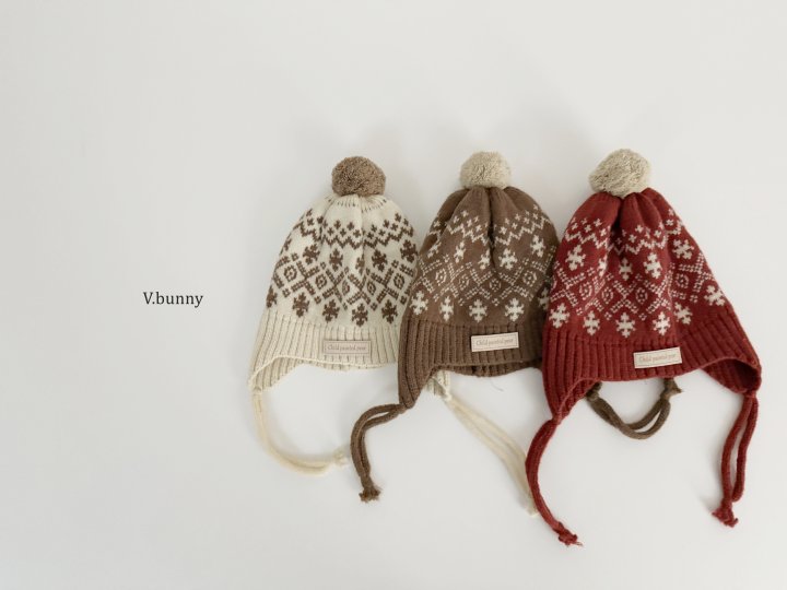V Bunny - Korean Children Fashion - #minifashionista - Star Pom Beanie - 4