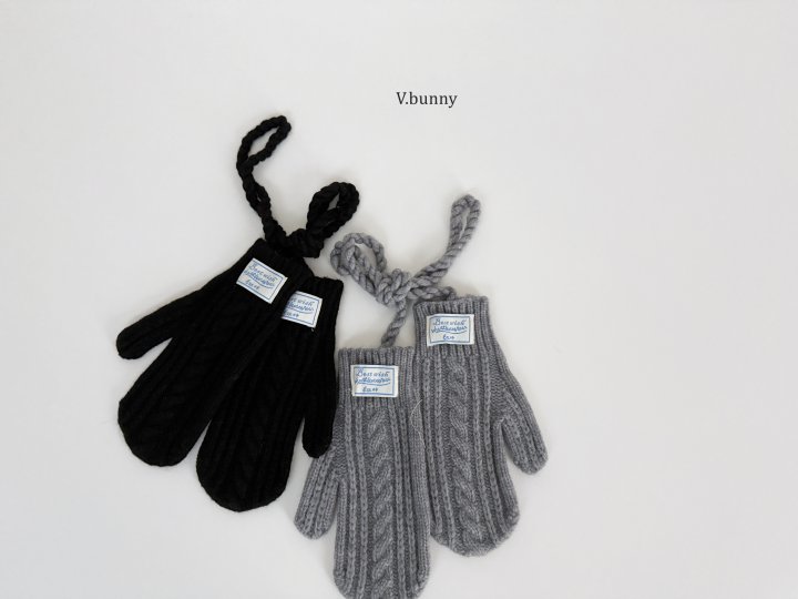 V Bunny - Korean Children Fashion - #prettylittlegirls - Rope Mittens - 9