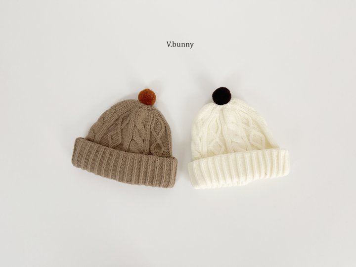 V Bunny - Korean Children Fashion - #minifashionista - Pom Pom Beanie - 4