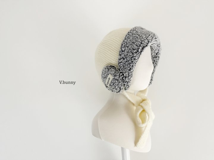 V Bunny - Korean Children Fashion - #prettylittlegirls - Knit Fleece Hat - 6
