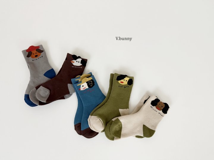 V Bunny - Korean Children Fashion - #stylishchildhood - Opus Socks Set - 2