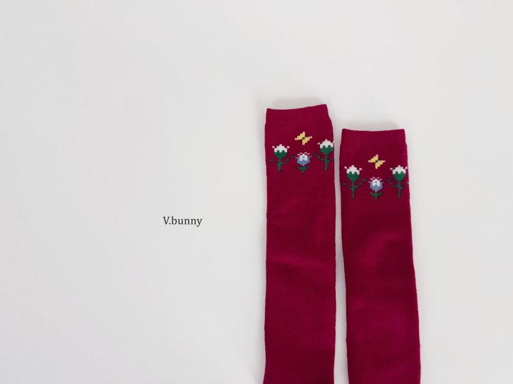 V Bunny - Korean Children Fashion - #stylishchildhood - Heart Duck Socks Set - 7