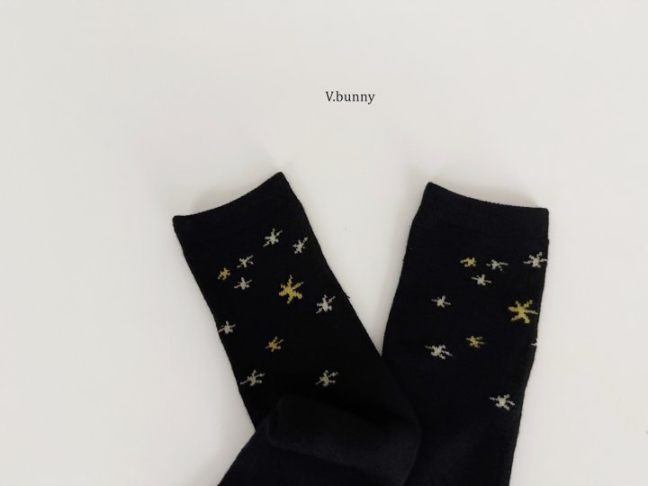 V Bunny - Korean Children Fashion - #stylishchildhood - Shooting Star Socks Set - 9