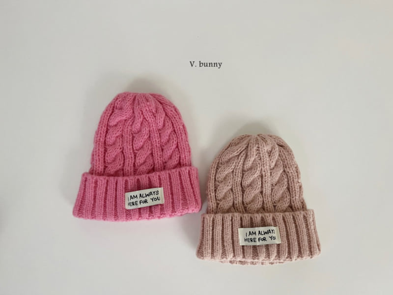 V Bunny - Korean Children Fashion - #todddlerfashion - Cable Knit Beanie - 6