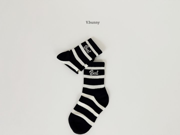 V Bunny - Korean Children Fashion - #todddlerfashion - Two Star Socks Set - 8