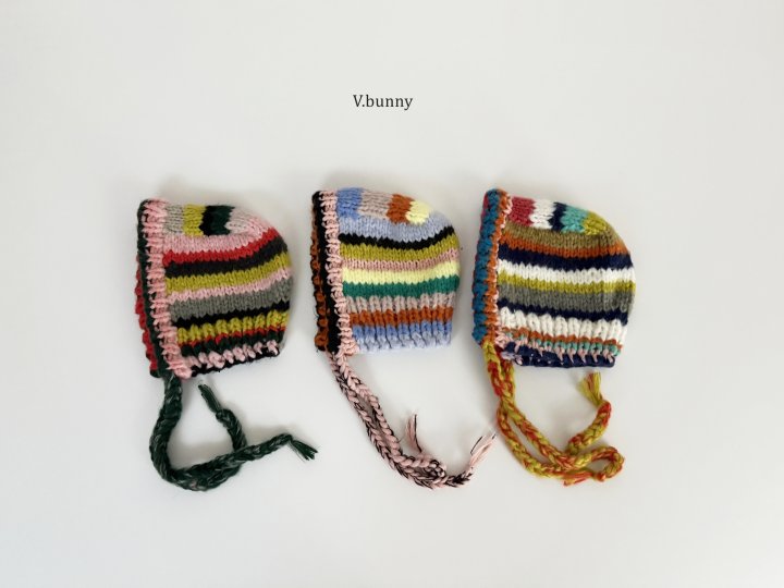 V Bunny - Korean Children Fashion - #todddlerfashion - Rainbow Hat
