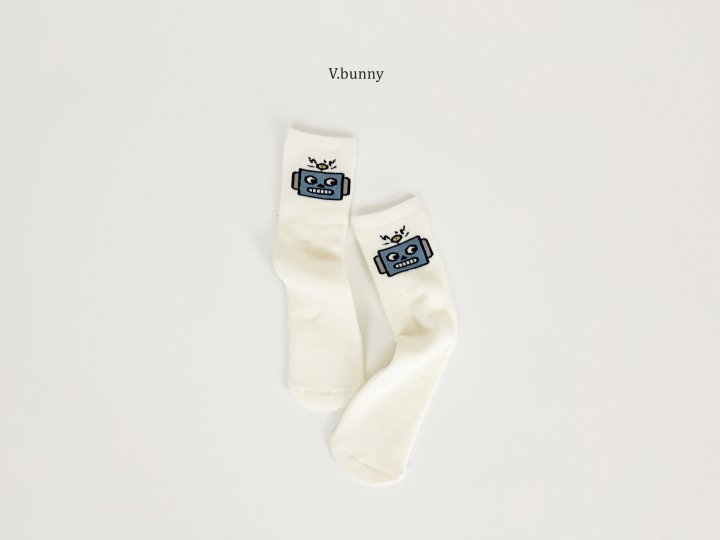 V Bunny - Korean Children Fashion - #todddlerfashion - Cool Boy Socks Set - 8