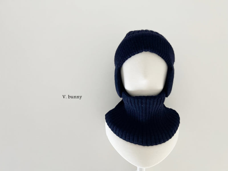 V Bunny - Korean Children Fashion - #toddlerclothing - Warmer Beanie Set - 8