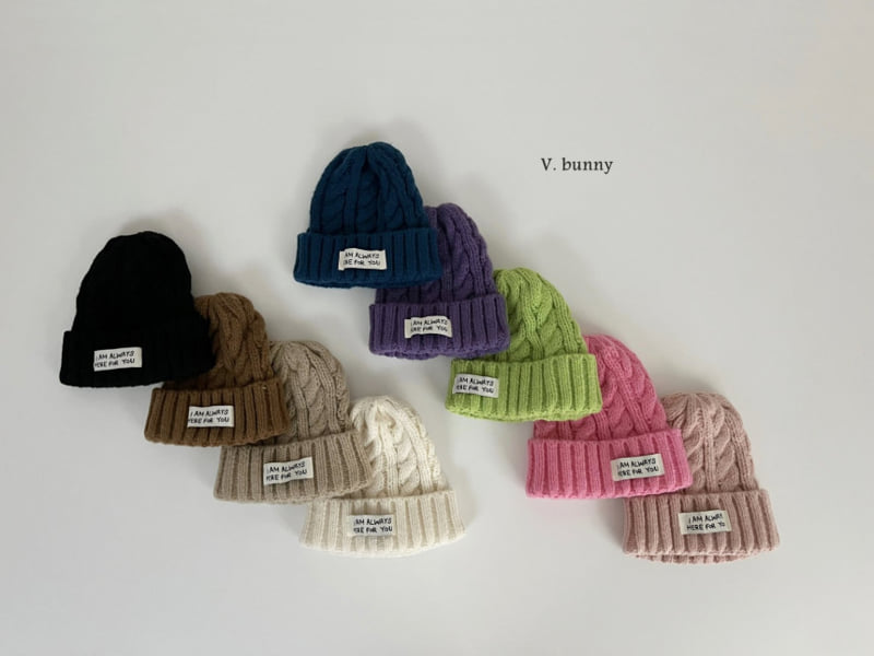 V Bunny - Korean Children Fashion - #toddlerclothing - Cable Knit Beanie - 7