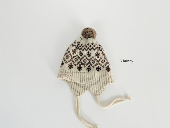 V Bunny - Korean Children Fashion - #toddlerclothing - Star Pom Beanie - 6