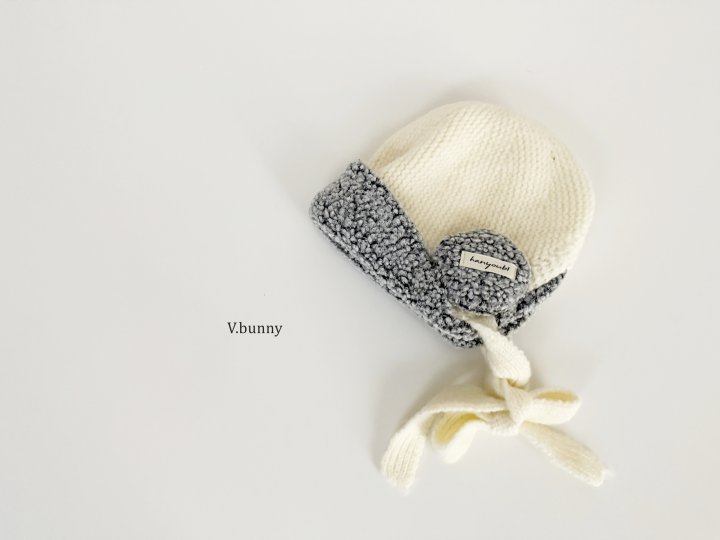 V Bunny - Korean Children Fashion - #toddlerclothing - Knit Fleece Hat - 8