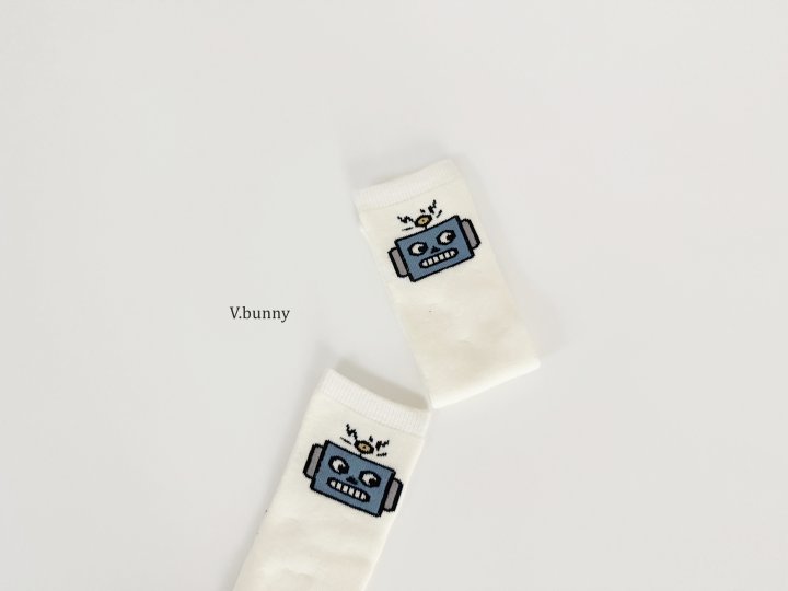 V Bunny - Korean Children Fashion - #toddlerclothing - Cool Boy Socks Set - 9