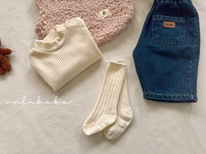 Valu Bebe - Korean Baby Fashion - #babyboutique - Daily Ribbed Socks 2 (Bebe) - 8