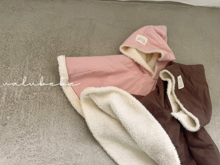 Valu Bebe - Korean Baby Fashion - #babyboutique - Cone Shaped Fleece Hooded Cape (Bebe) - 7