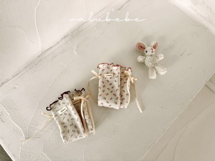 Valu Bebe - Korean Baby Fashion - #babyboutique - Floral Socks (Bebe)