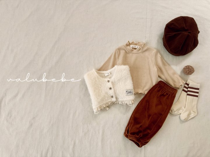 Valu Bebe - Korean Baby Fashion - #babyboutique - Winter Embossed Pants 25 (Bebe) - 9