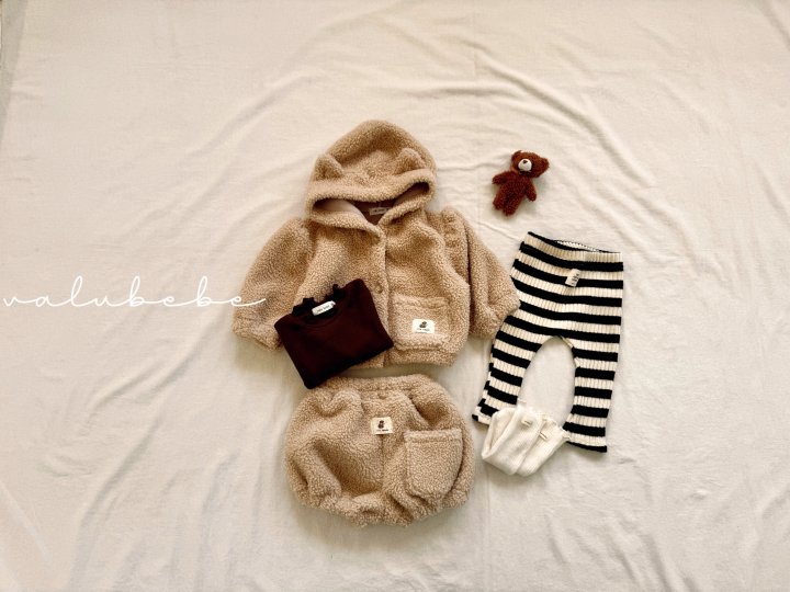 Valu Bebe - Korean Baby Fashion - #babyboutique - Stripe Leggings 25 (Bebe) - 2
