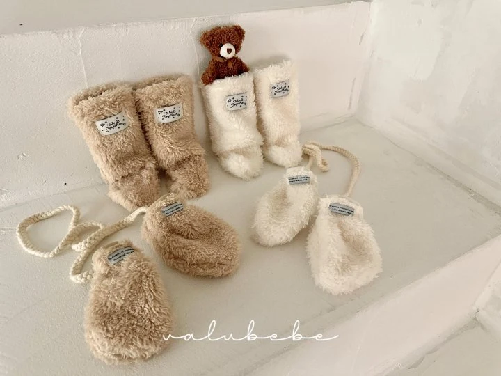 Valu Bebe - Korean Baby Fashion - #babyboutique - Fluffy Mittens 25 (Bebe) - 6