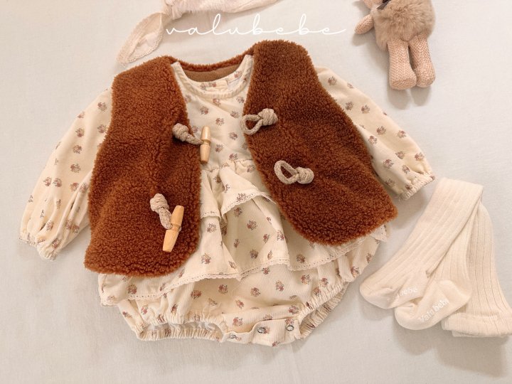 Valu Bebe - Korean Baby Fashion - #babyboutique - Boan Frill Suit (Bebe) - 11