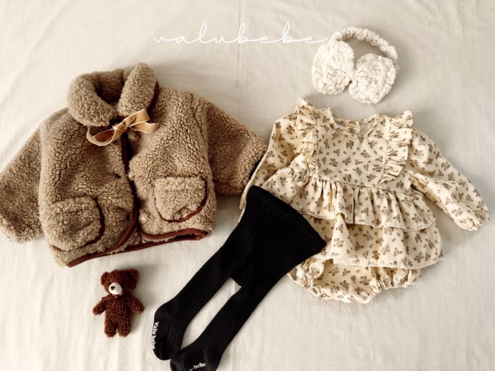 Valu Bebe - Korean Baby Fashion - #babyboutique - Boan Frill Suit (Bebe) - 12