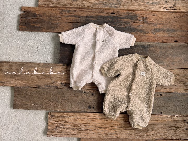 Valu Bebe - Korean Baby Fashion - #babyboutique - Velu Teddy Fleece Suit (Bebe) - 7