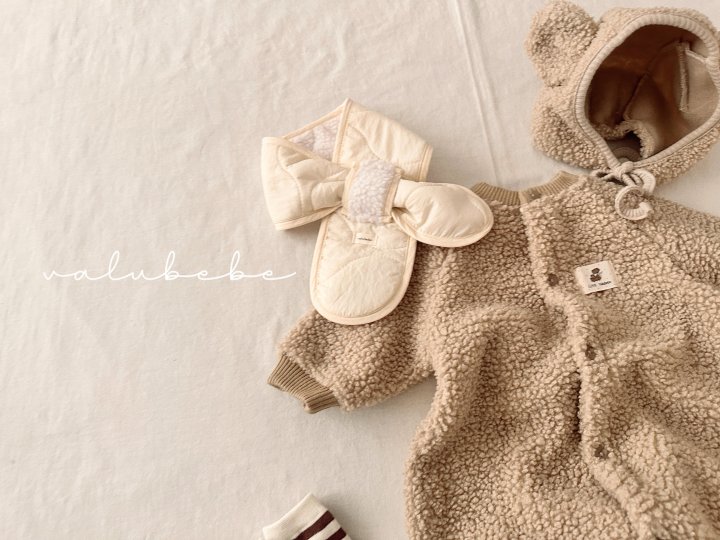 Valu Bebe - Korean Baby Fashion - #babyboutique - Velu Teddy Fleece Suit (Bebe) - 8