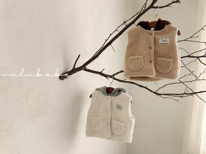 Valu Bebe - Korean Baby Fashion - #babyboutique - Pom-pom Fleece Vest (Bebe) - 5