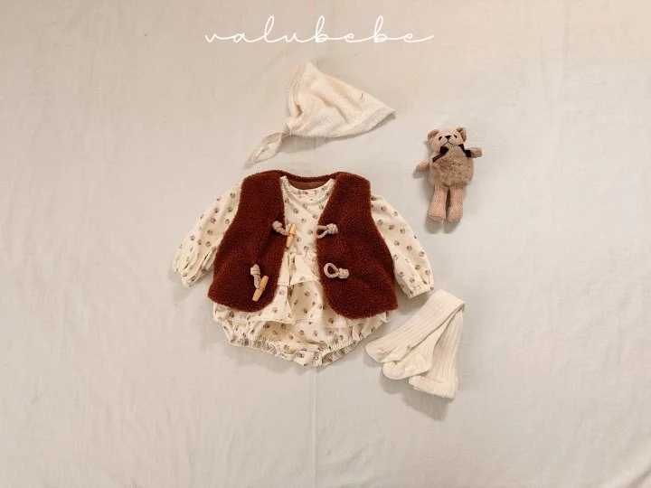 Valu Bebe - Korean Baby Fashion - #babyboutiqueclothing - Fleece Vest 25 (Bebe) - 6