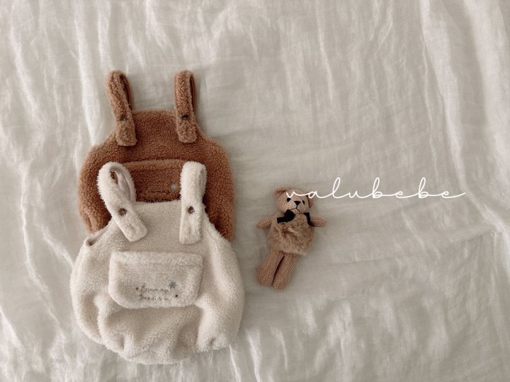 Valu Bebe - Korean Baby Fashion - #babyboutiqueclothing - Kuu Fleece Suspender Suit (Bebe) - 11