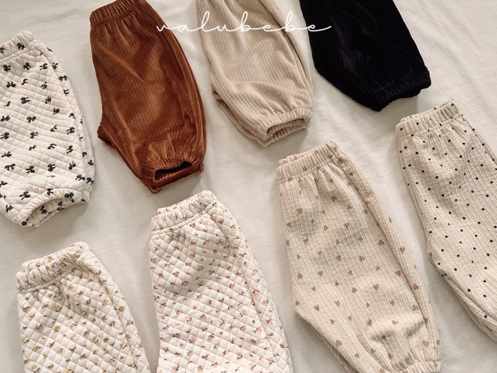 Valu Bebe - Korean Baby Fashion - #babyboutiqueclothing - Winter Embossed Pants 25 (Bebe) - 11