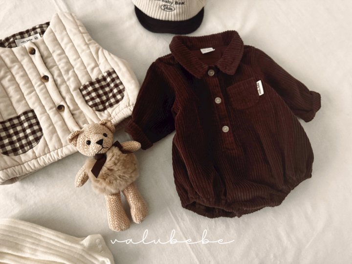Valu Bebe - Korean Baby Fashion - #babyboutiqueclothing - Bene Corduroy Suit (Bebe) - 7