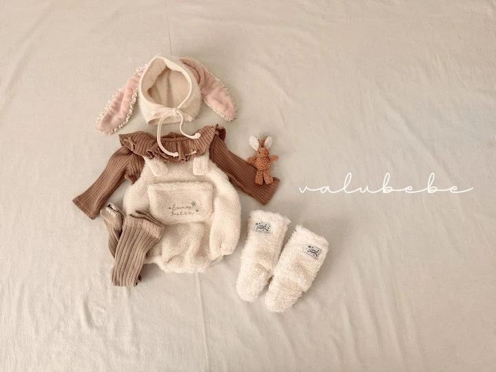 Valu Bebe - Korean Baby Fashion - #babyboutiqueclothing - Ribbon Frill Tee (Bebe) - 2