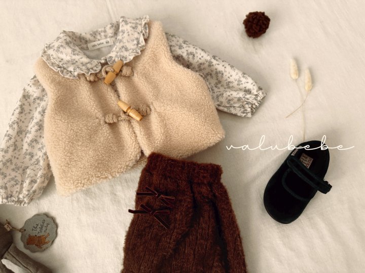 Valu Bebe - Korean Baby Fashion - #babyboutiqueclothing - Lumi Collar Blouse (Bebe) - 12