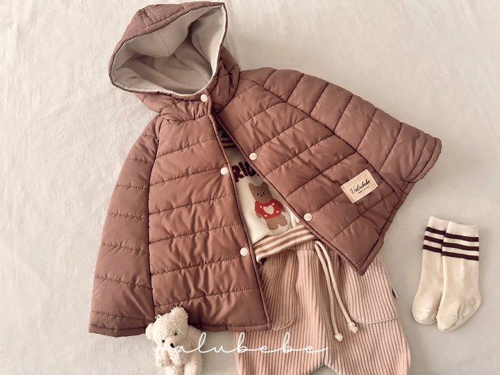 Valu Bebe - Korean Baby Fashion - #babyclothing - Padded Hood Cape (Bebe) - 10
