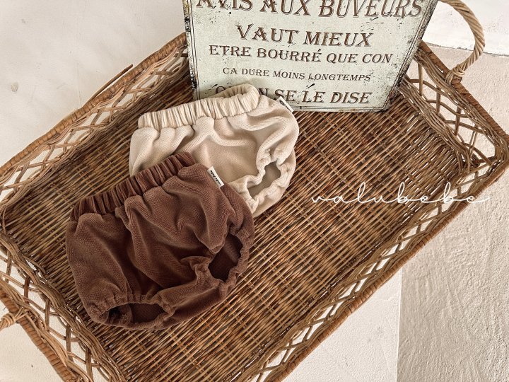 Valu Bebe - Korean Baby Fashion - #babyclothing - Soft Velour Bloomer (Bebe)