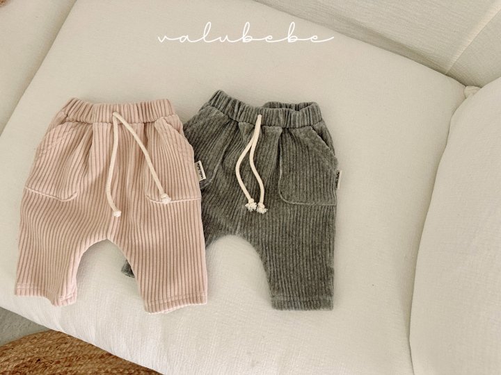 Valu Bebe - Korean Baby Fashion - #babyclothing - Kato Ribbed Pants (Bebe) - 9