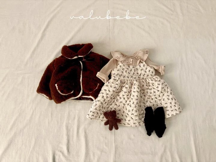 Valu Bebe - Korean Baby Fashion - #babyclothing - Ribbon Frill Tee (Bebe) - 3