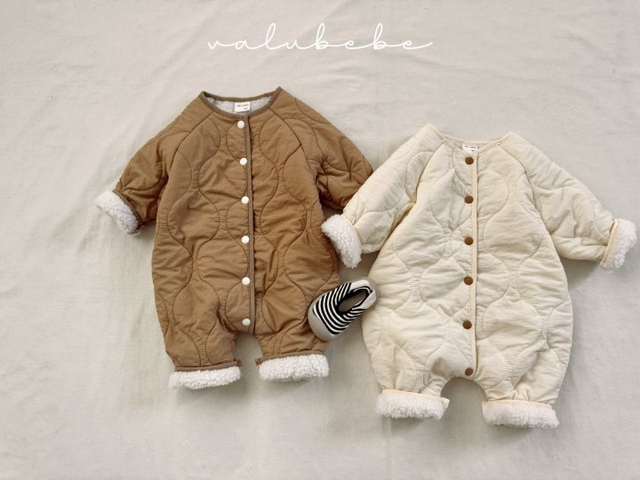 Valu Bebe - Korean Baby Fashion - #babyclothing - Warm Fleece Suit (Bebe) - 4