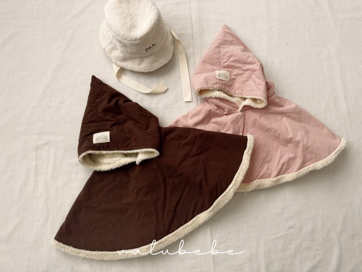 Valu Bebe - Korean Baby Fashion - #babyfashion - Cone Shaped Fleece Hooded Cape (Bebe) - 10