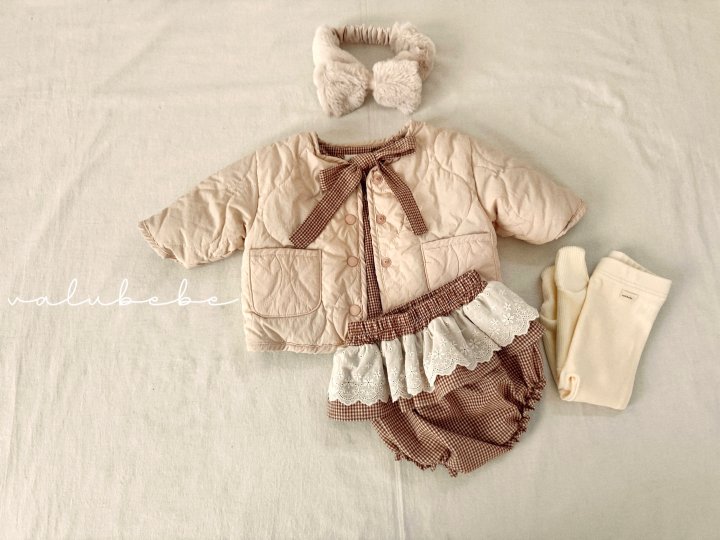Valu Bebe - Korean Baby Fashion - #babyfashion - Nette Ribbon Blouse (Bebe) - 5