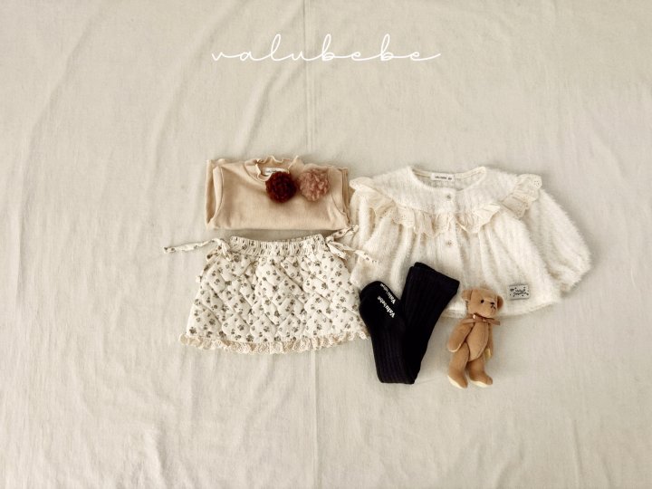 Valu Bebe - Korean Baby Fashion - #babyfashion - Wave Mock Neck Tee 25 (Bebe) - 3