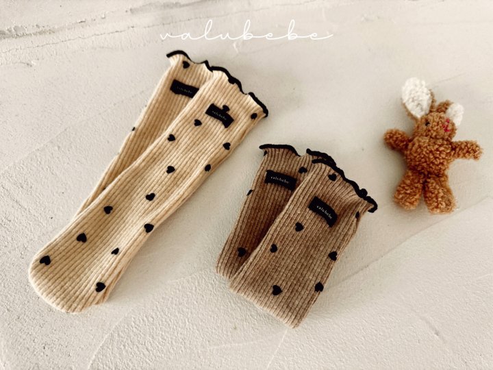 Valu Bebe - Korean Baby Fashion - #babyfashion - Heart Heart Socks (Bebe) - 5